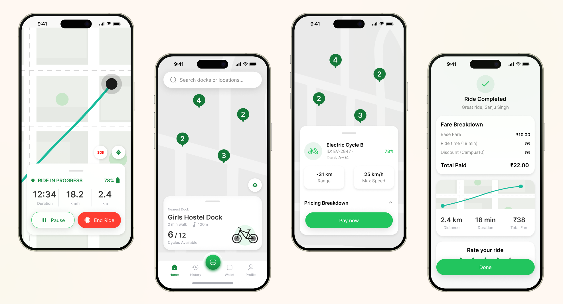 Velo Campus Mobility App